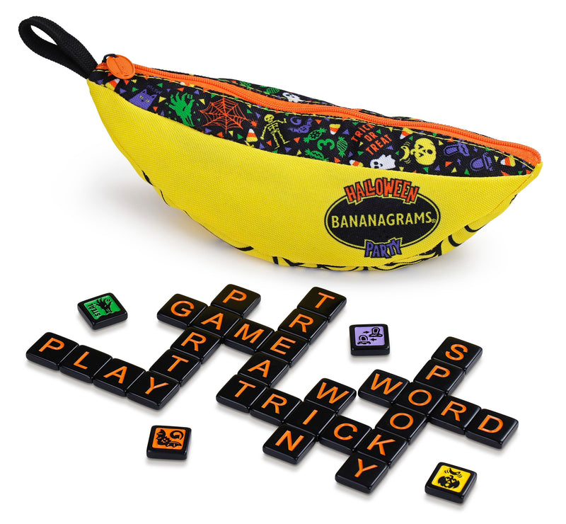 BANANAGRAMS | Halloween Party | Family Tile Game | Ages 10+ | 2-8 Players | 30 Minutes Playing Time