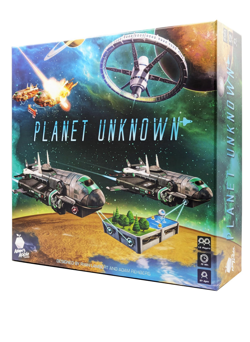 Planet Unknown, Strategy Board Game, for 1 to 6 Players and Ages 10+, Adam's Apple Games