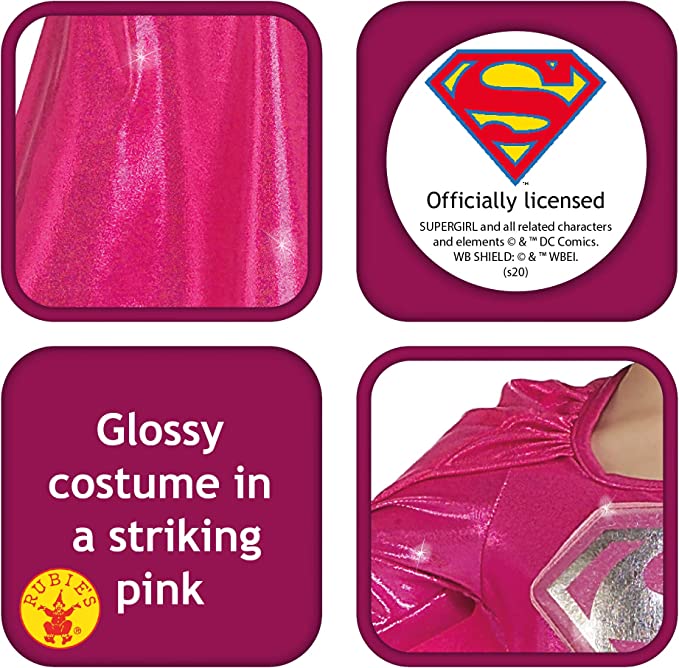 Supergirl Pink Childs Costume