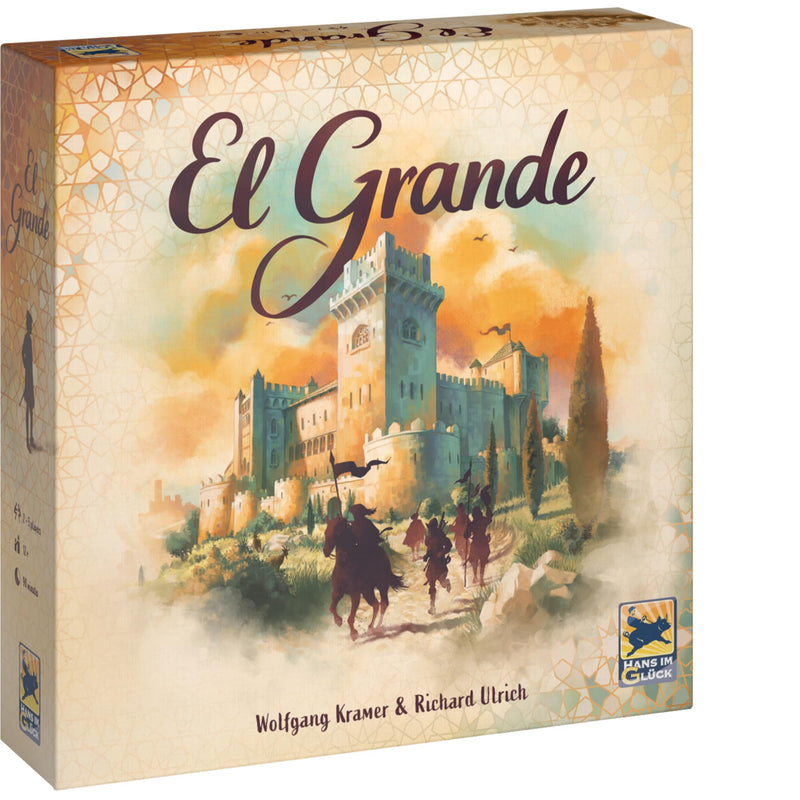 El Grande Board Game - Engage in Medieval Intrigue in 15th Century Spain! Area Control Strategy Game for Kids & Adults, Ages 12+, 2-5 Players, 90 Min Playtime, Made by Hans im Glück