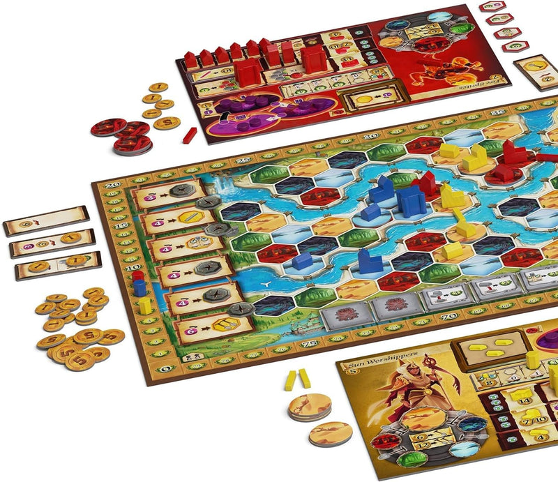 Capstone Games Terra Nova - Simplified Version of Terra Mystica Board Game, Capstone Games, Ages 14+