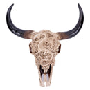 Mythical Markings Carved Dragon Animal Skull 44.5cm 2