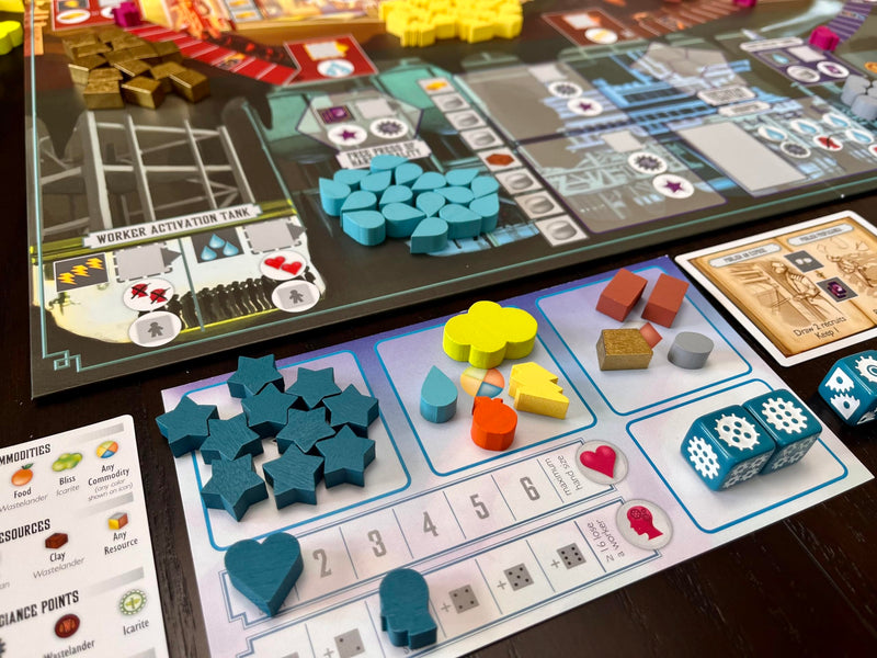 Stonemaier Games: Euphoria: Ignorance is Bliss Expansion | Add to Euphoria: Build a Better Dystopia (Base Game) | New Solo Mode, New Antiques Bazaar & Other Components | 1-6 Players, 60 Mins, Ages 14+