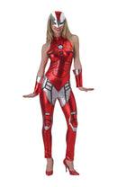 Iron Rescue Jumpsuit Womens Red Man Costume_1 rub-829L