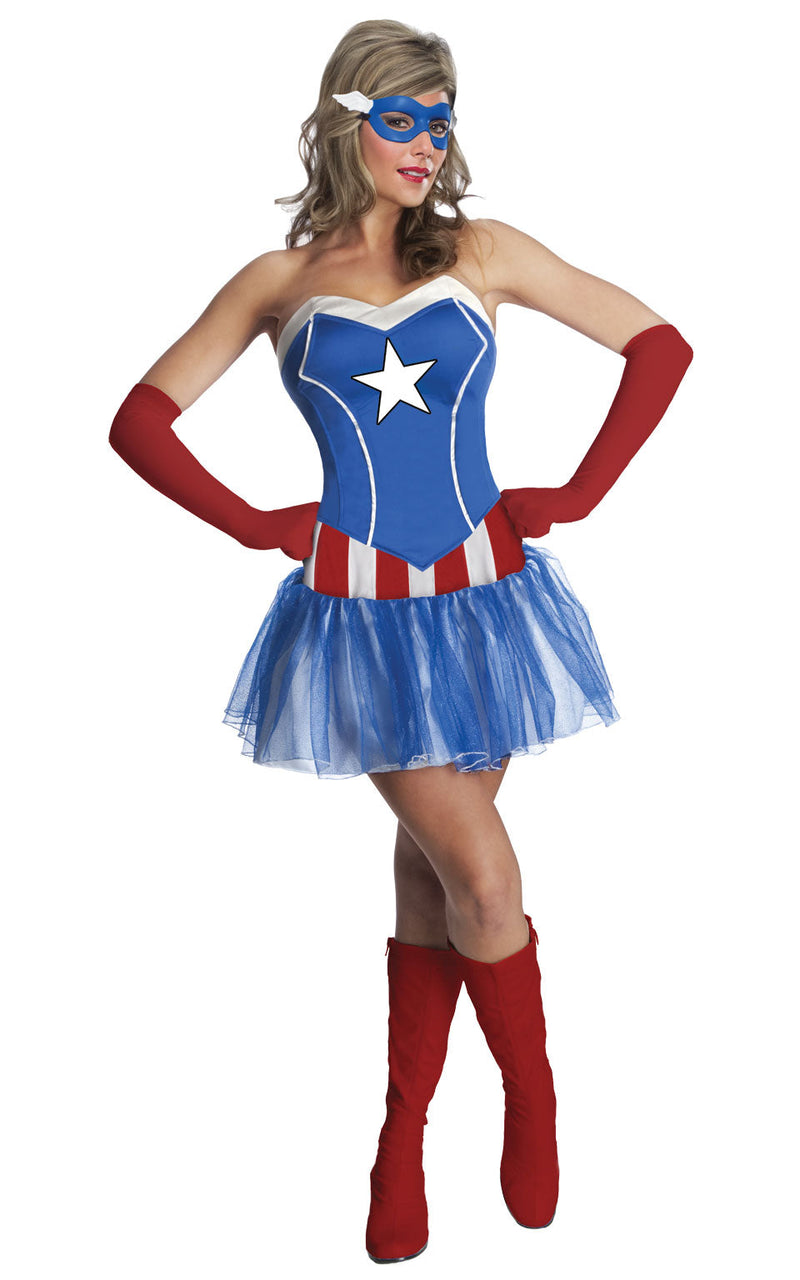 American Dream Womens Blue Captain Costume_1 rub-820012XS