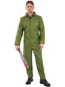 Green Boiler Suit Costume Top Gun Jumpsuit or Horror 3
