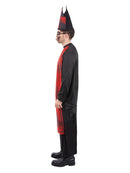 Cardinal Sin Costume Priest Robe and Hat with Attached Skeleton Mask 2