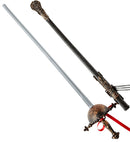 Old Time Fencing Foil With Decorated Scabbard 68 Cm