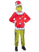 Dr Seuss The Grinch Santa Costume for Kids 1