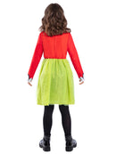 Dr Seuss The Grinch Santa Girls Costume Dress with Headband 2