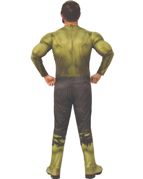 Hulk Deluxe Mens Muscle Padded Costume 2 rub-700735XL MAD Fancy Dress