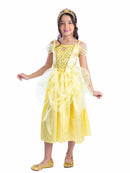 Golden Princess Costume Yellow Dress 1
