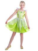 Green Fairy Costume Tinkerbell Dress for Girls 2