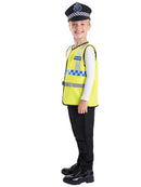 UK Police Kit with Vest Hat and 5 Pieces Toy Accessories 3