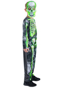 Glow Skeleton Costume with Mask for Kids 3