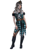 Skeleton Pirate Buccaneer Costume 2