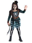 Skeleton Pirate Maiden Costume Dress Belt Hat 2