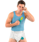 Blue Baby Set  Diaper, Pin, Pacifier 