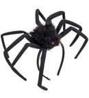 Bendable Hairy Spider Headdress 50 Cm