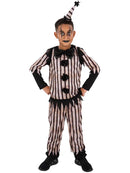 Dark Vintage Clown Costume Boys Top Trousers Hat 1