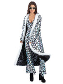 Unisex Star Gazer Coat Holographic Iridescent