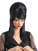 Gothic Mistress Beehive Wig Black 1