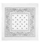 White Bandana 55X55 Cm - 100% Cotton