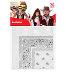 White Bandana 55X55 Cm - 100% Cotton
