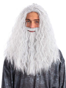 Sorcerer Wizard Wig & Beard Set Gandalf the White 1