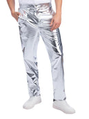 Sterling Silver Trousers Metallic Silver