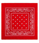 Red Bandana 55X55 Cm - 100% Cotton