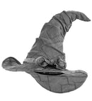 Suedelook Wizard/Witch Hat - Light Grey Color