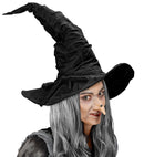 Suedelook Wizard/Witch Hat Black Color