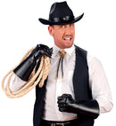 Black Character Gloves Leatherlook