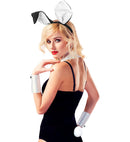 Bunny Set  Ears, Collar With Bowtie, Tail, Cuffs 