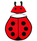 Ladybug  Bonnet & Bib 