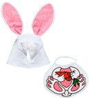 Bunny  Bonnet & Bib 