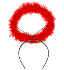 Red Marabou Halo