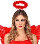 Red Marabou Halo