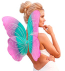 Azur-Purple-Pink Butterfly  Wings 85X50 Cm
