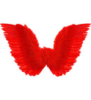 Red Feathered Wings 78X36 Cm