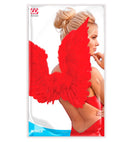 Red Feathered Wings 78X36 Cm