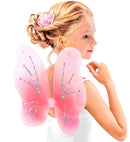 Pink  Wings With Gems 50X40 Cm