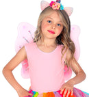 Pink  Wings With Gems 50X40 Cm