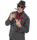 Striped Gangster Hat Deluxe Quality