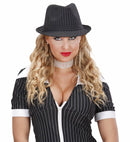 Striped Gangster Hat Deluxe Quality