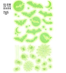 Glow In The Dark Halloween Decor Stickers 21X15 Cm