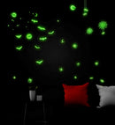 Glow In The Dark Halloween Decor Stickers 21X15 Cm
