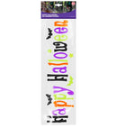 Happy Halloween Gel Window Sticker 50X15 Cm