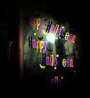 Happy Halloween Gel Window Sticker 50X15 Cm